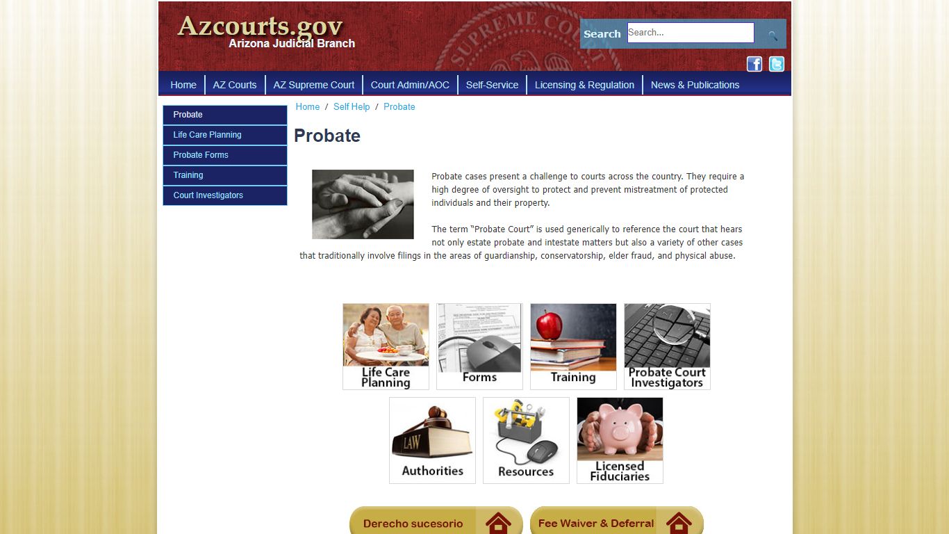 Arizona Probate Forms and Resources - azcourts.gov